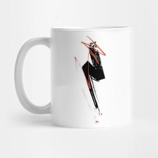 Abstract Brush Mug